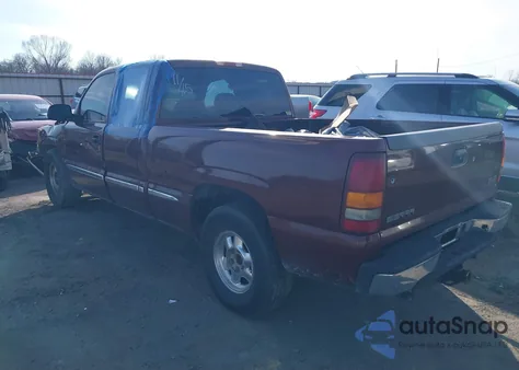 2000 GMC Sierra 1500 Sle из США, поврежденный, VIN 1GTEC19T4YZ318856